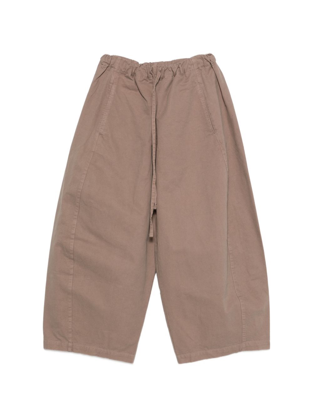 pantaloni loft in cotone marrone pantaloni - donna
