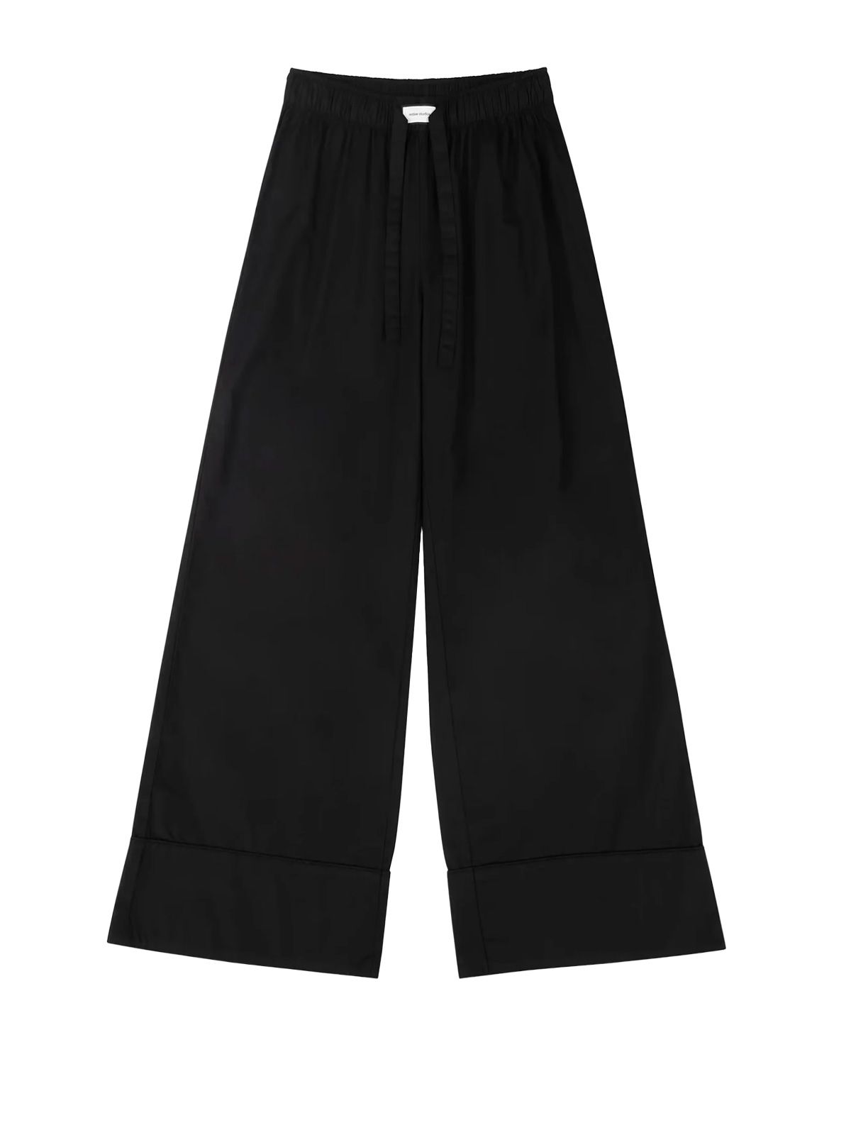 pajama pants nero pantaloni - donna