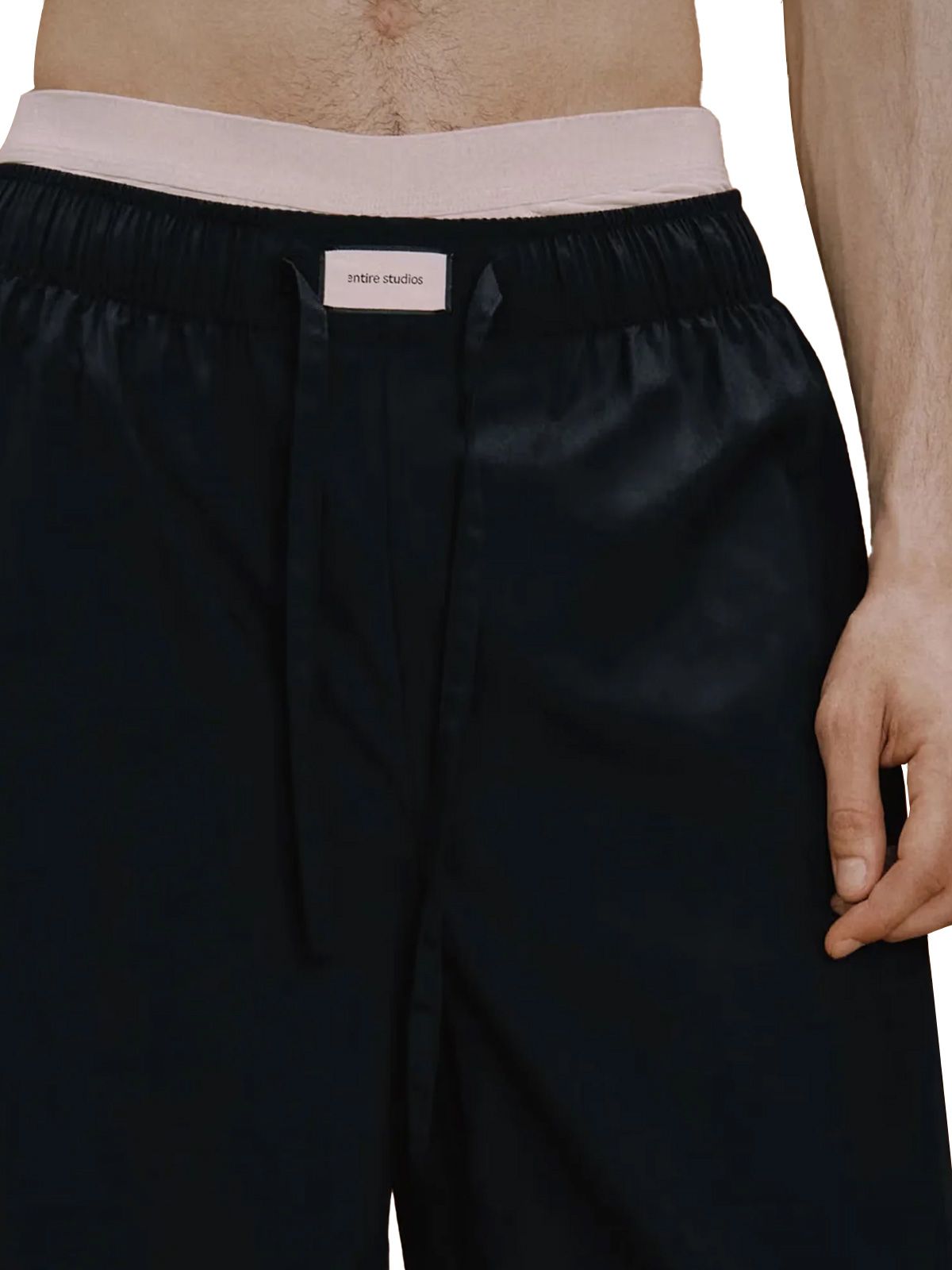 pajama pants nero pantaloni - donna ENTIRE STUDIOS
