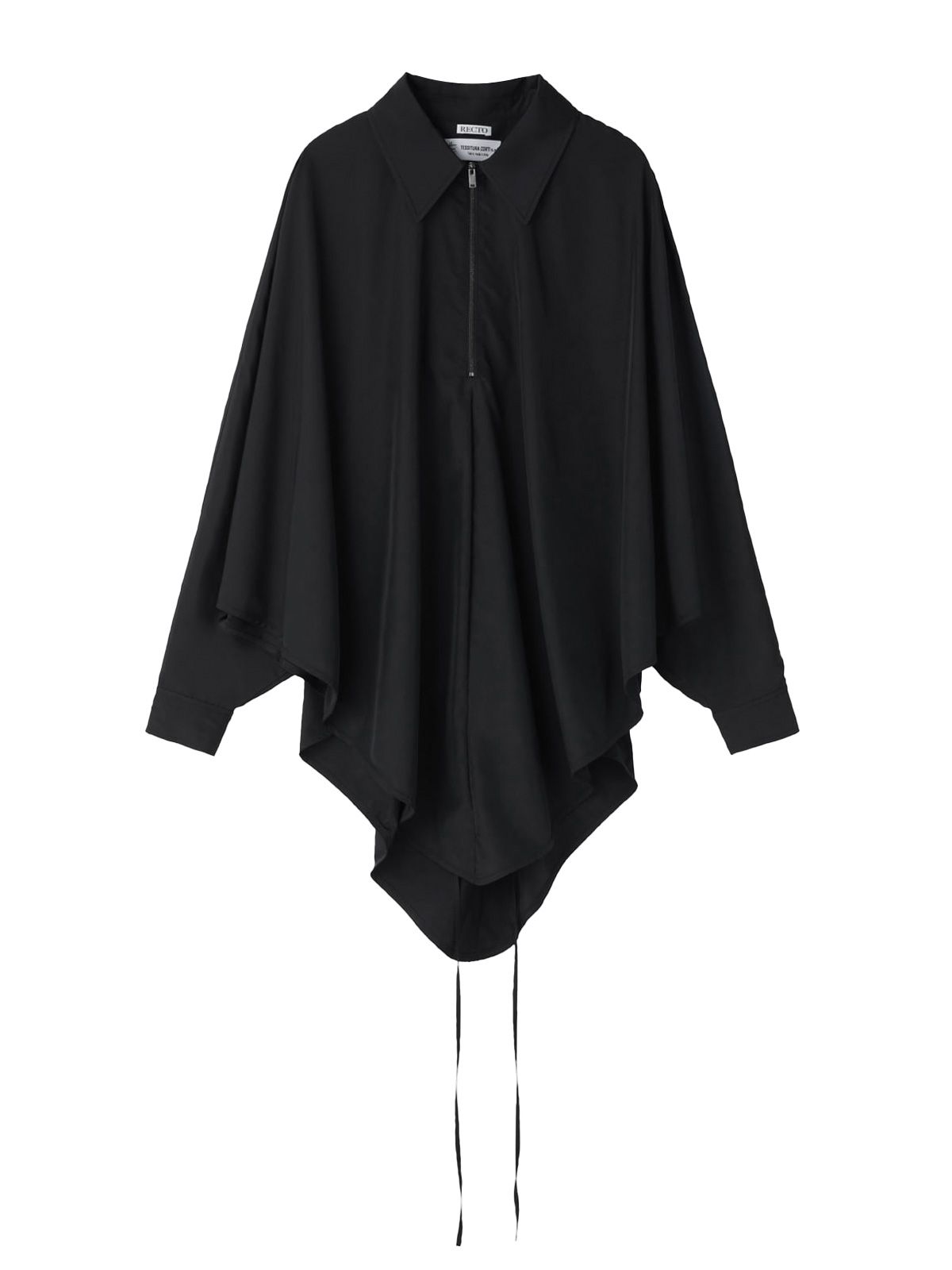 oversized cape jumper black 