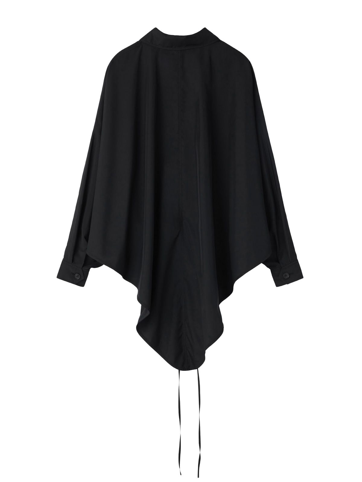 maglione a mantello oversize nero RECTO