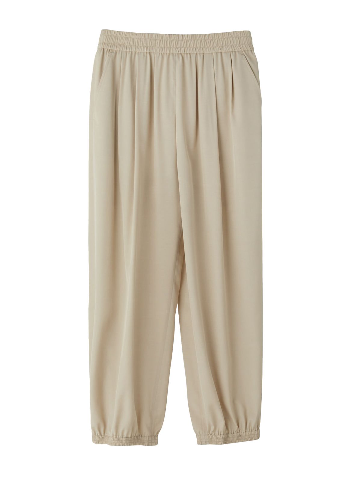 pantaloni da jogging a fascia beige