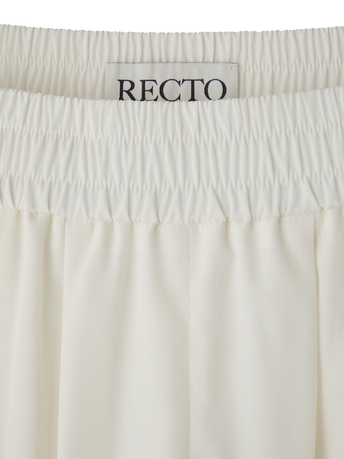 pantaloni da jogging a fascia color avorio RECTO