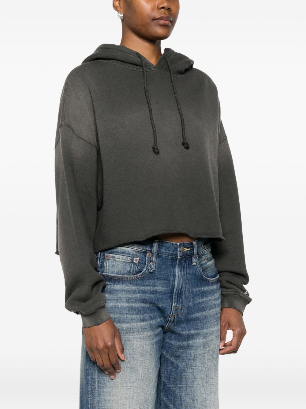 hoodie cropped star oversize grey  GOLDEN GOOSE
