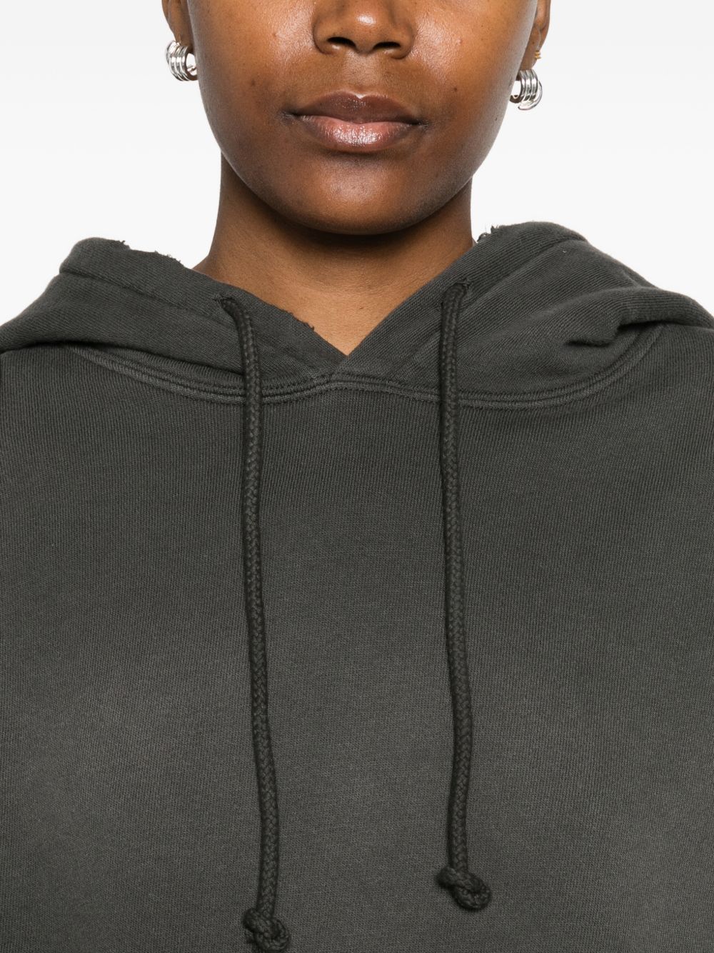 hoodie cropped star oversize grey  GOLDEN GOOSE