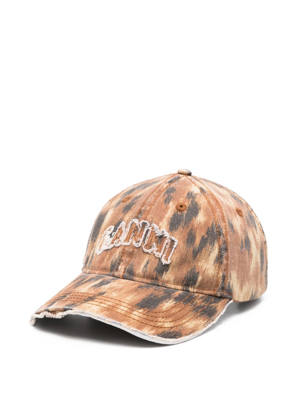 cap washed cotton  print canvas 