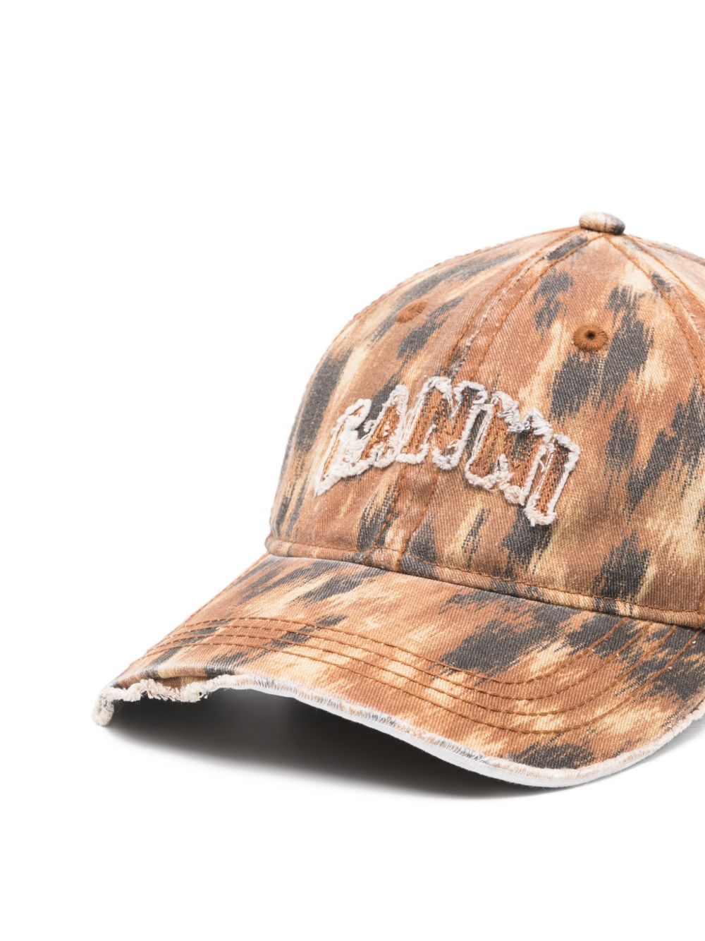 cap washed cotton  print canvas  GANNI