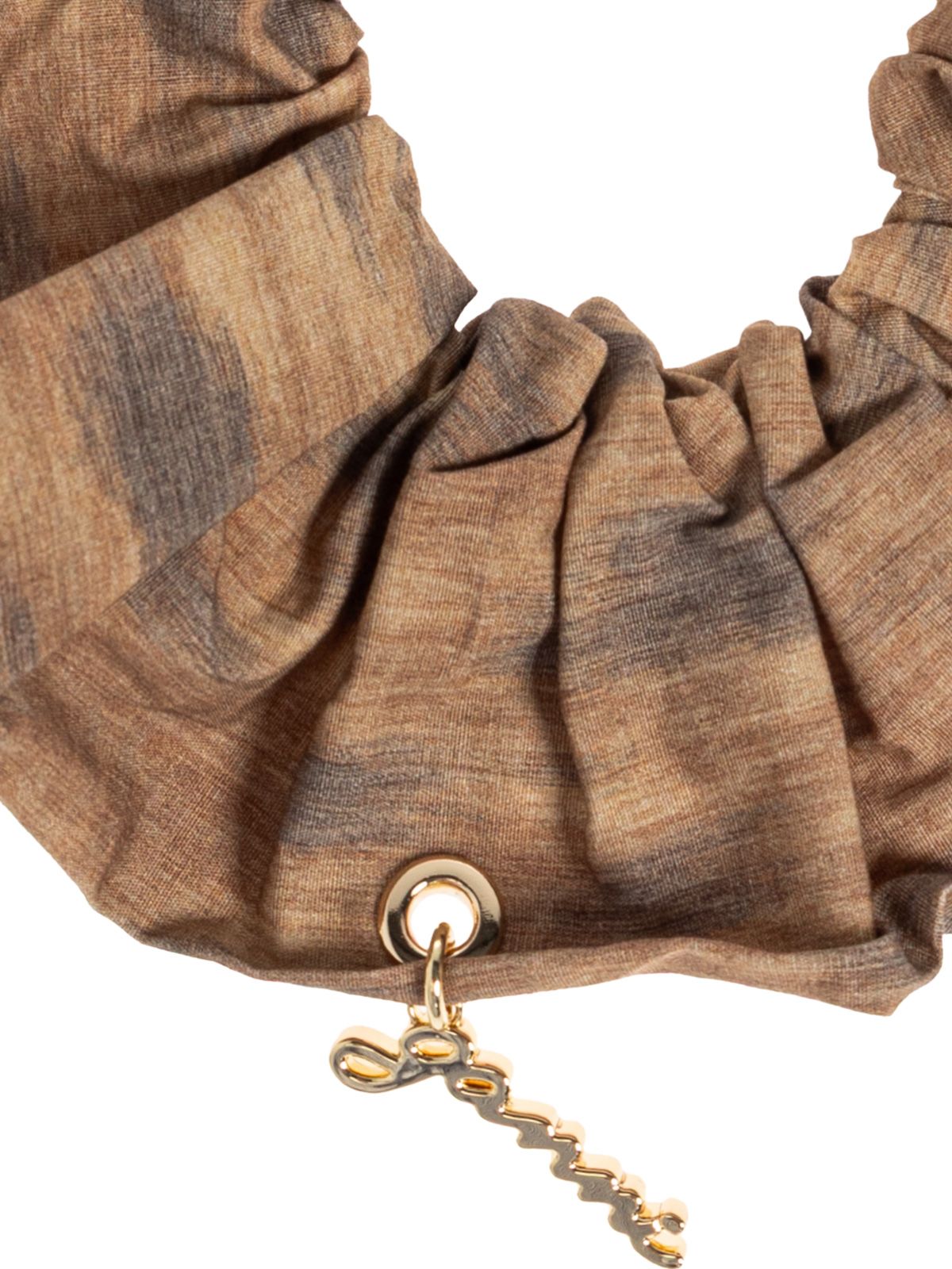 printed ikat scrunchie  GANNI