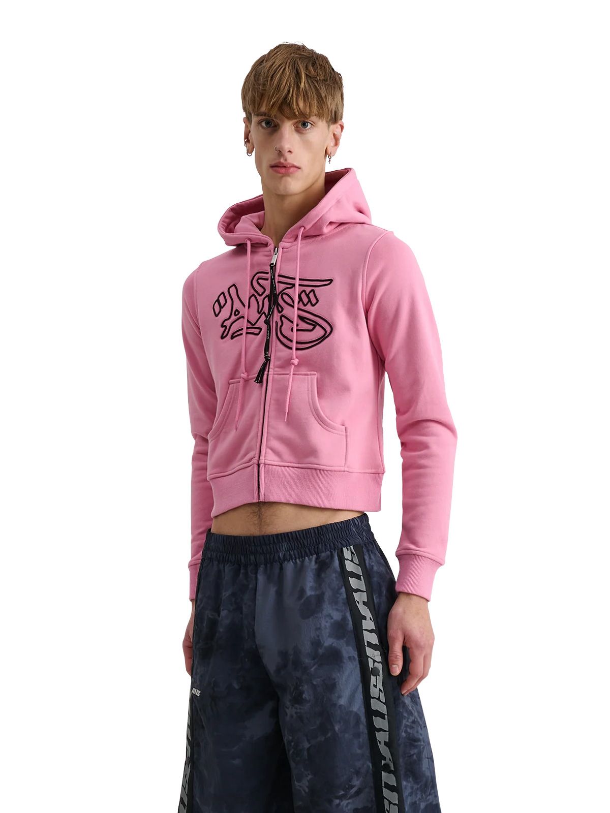 Pink lauren tight fit hoodie ALIS