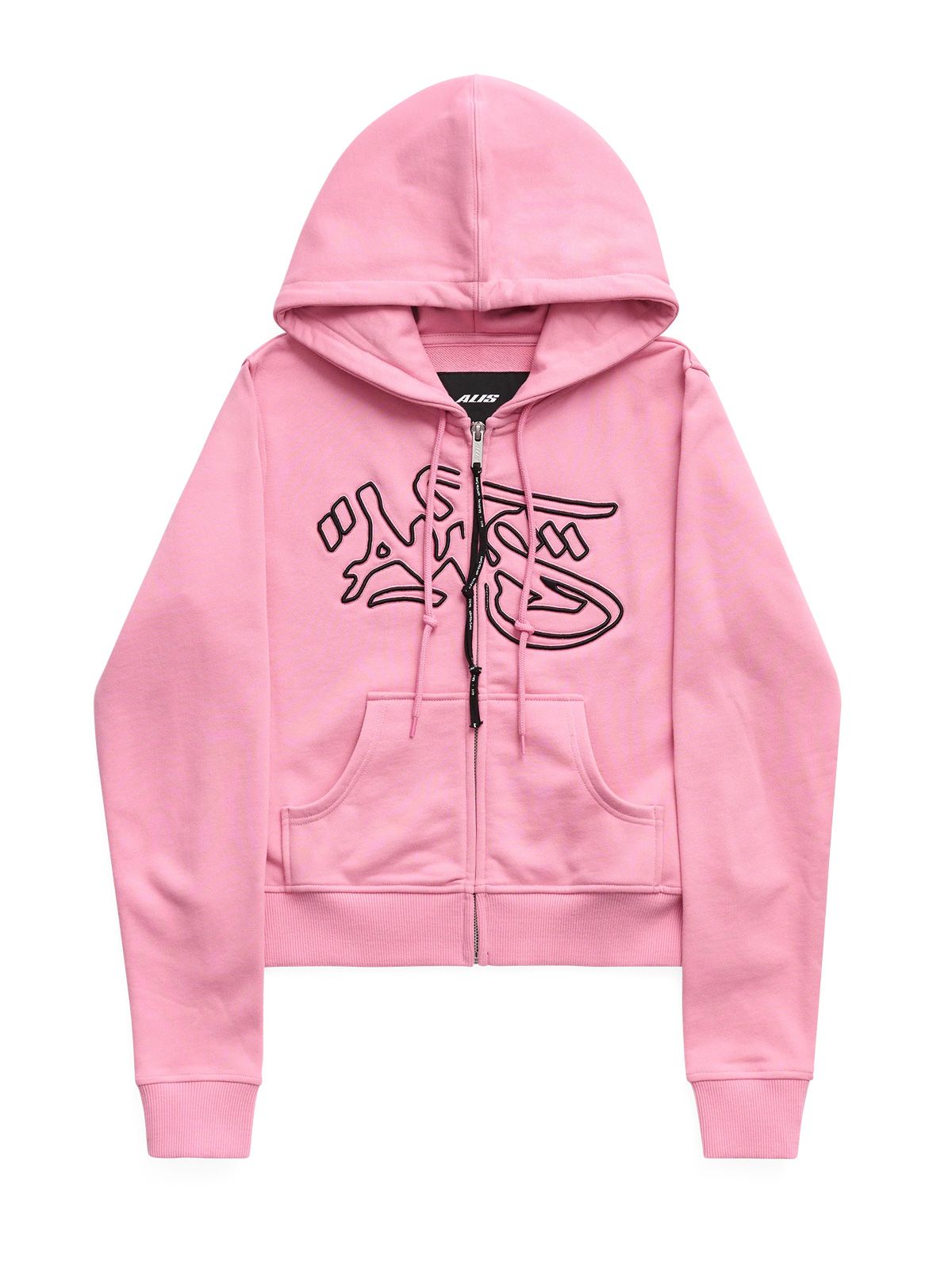 Pink lauren tight fit hoodie ALIS