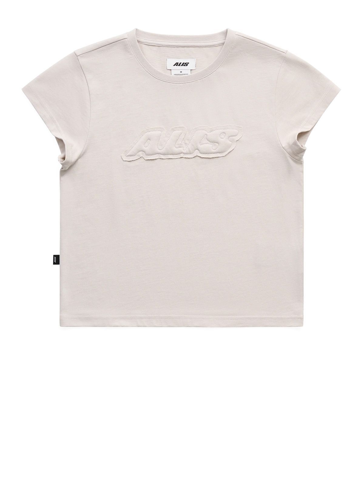 White oliiey baby tee