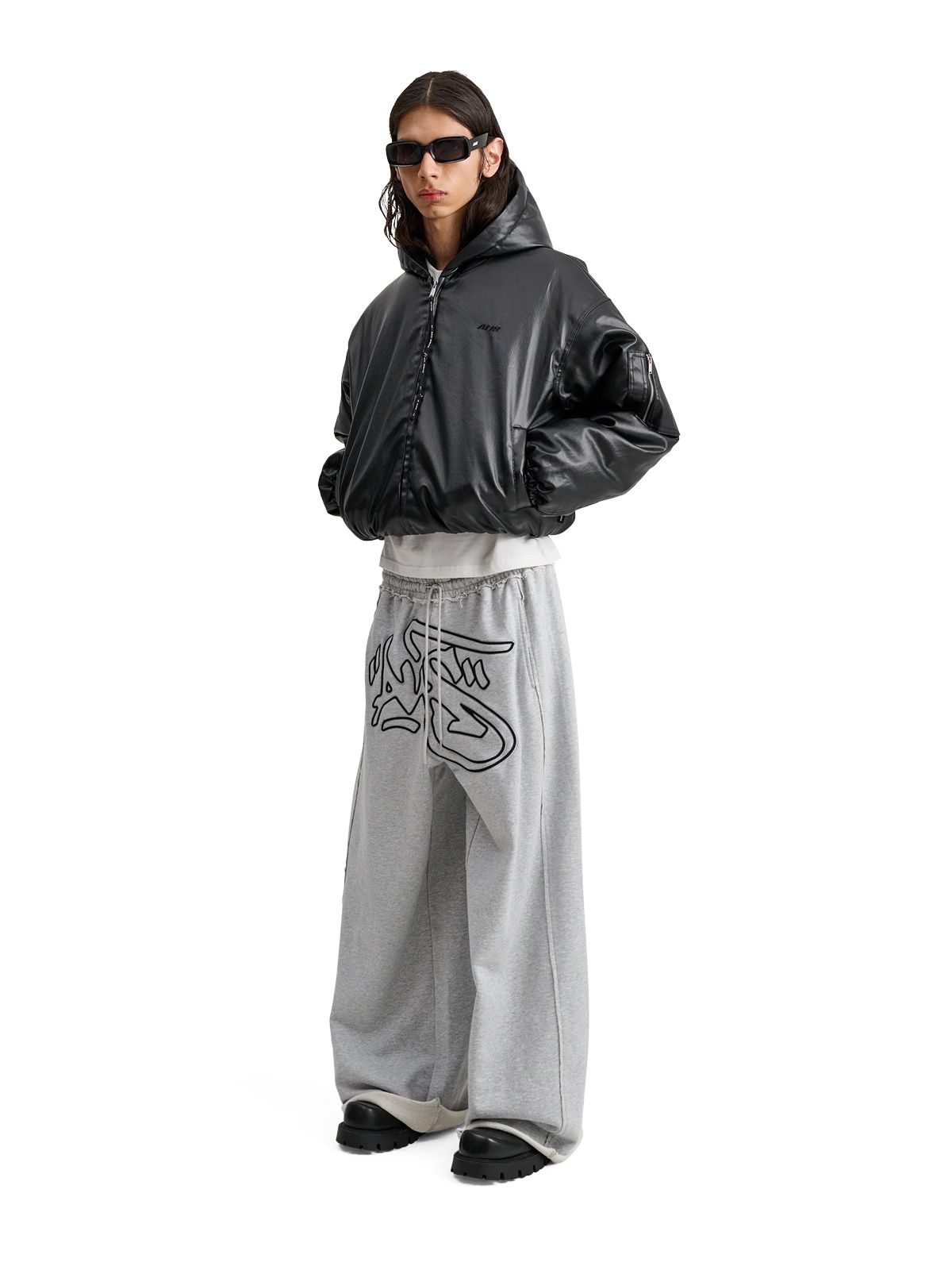 Pantaloni da tuta mikheil wide grigio ALIS