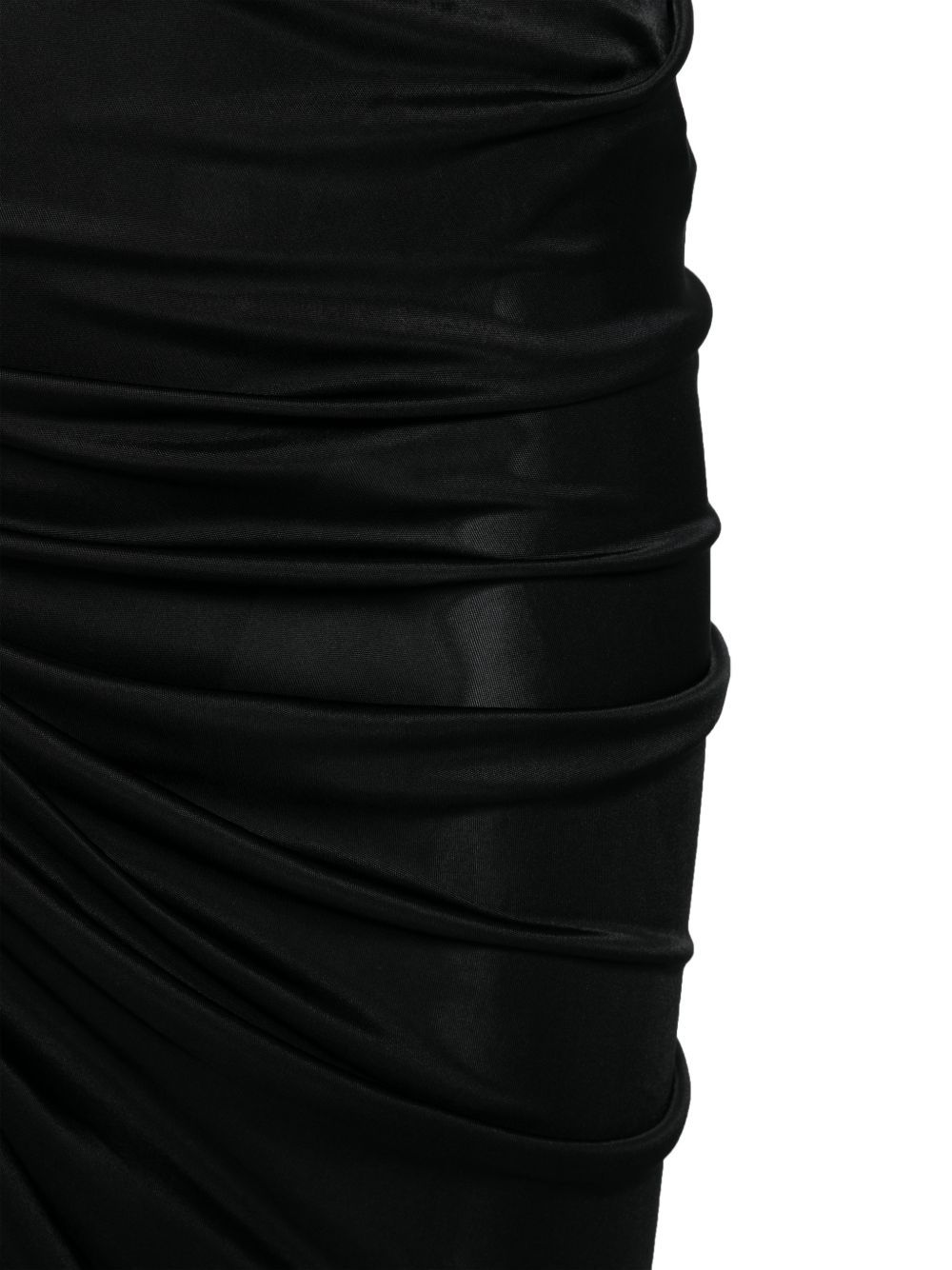 abito drappeggiato aperto nero  ATLEIN