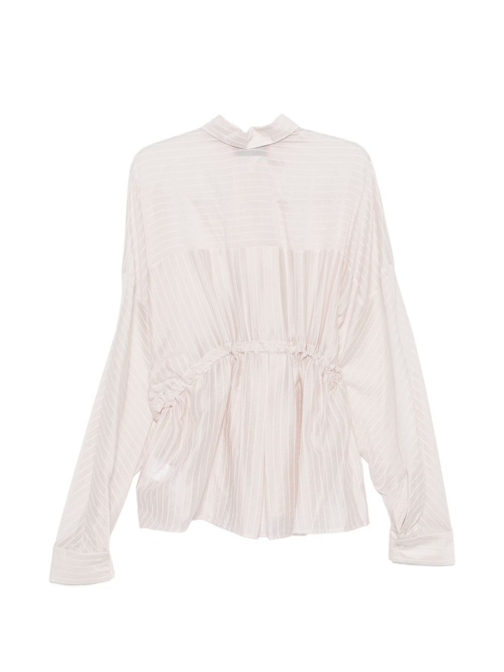 dalida striped muslin shirt white  THE LATEST