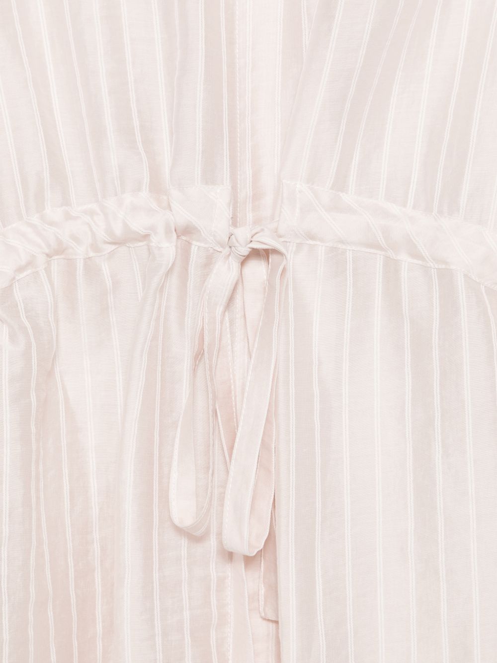 dalida striped muslin shirt white  THE LATEST