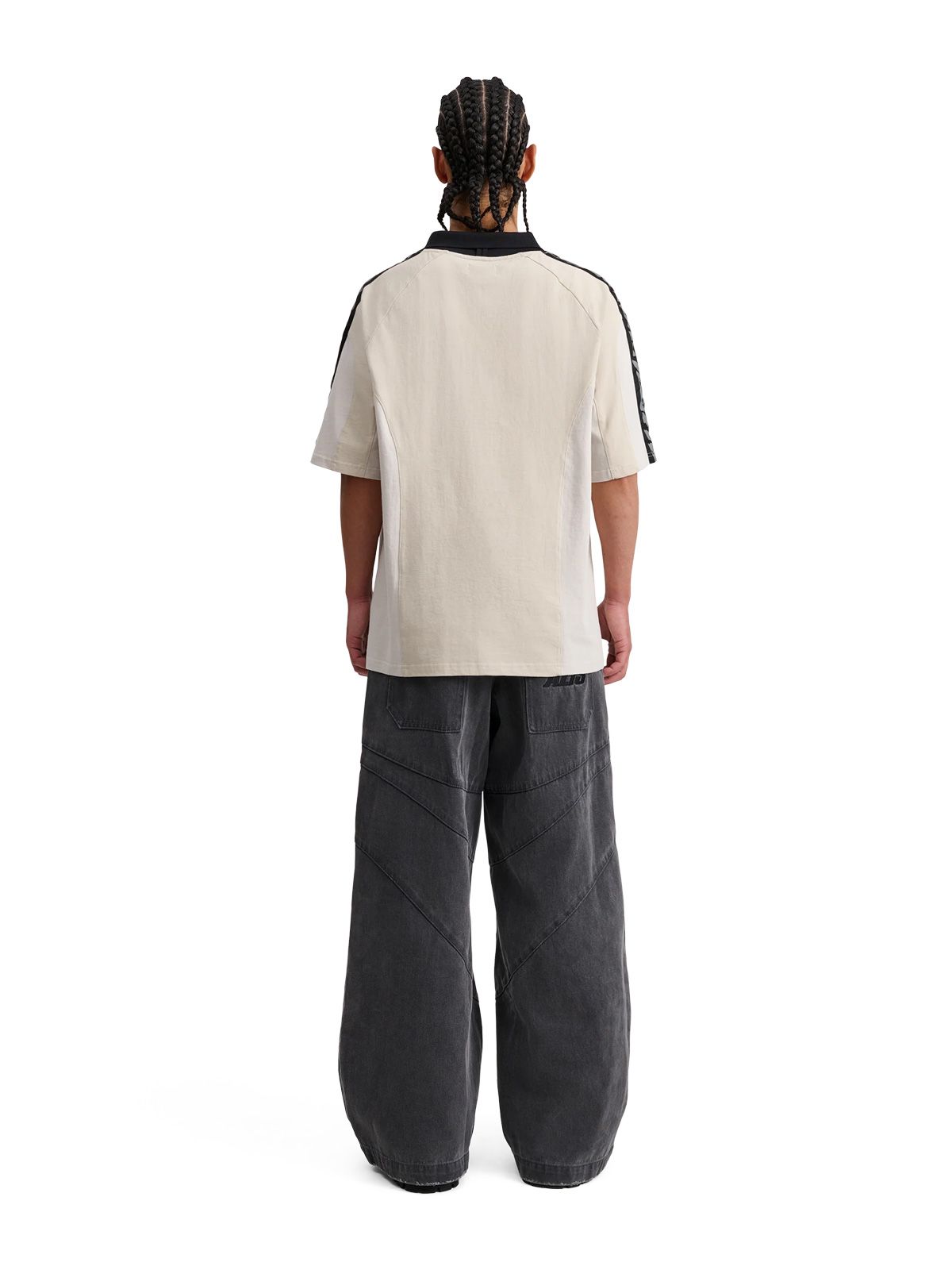 White alain graphic polo ALIS