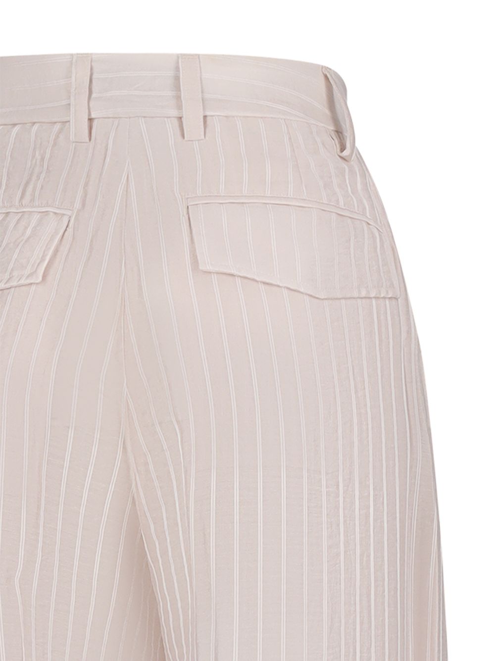 billie striped muslin trousers white  THE LATEST