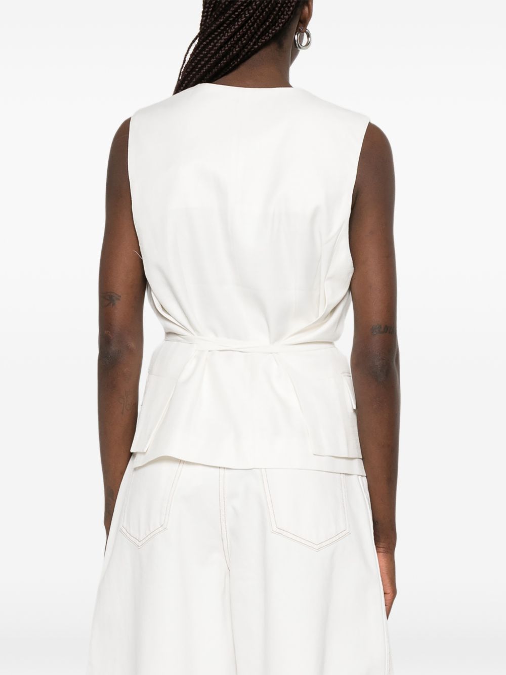 gilet bianco Gilet bianco per donne HERSKIND