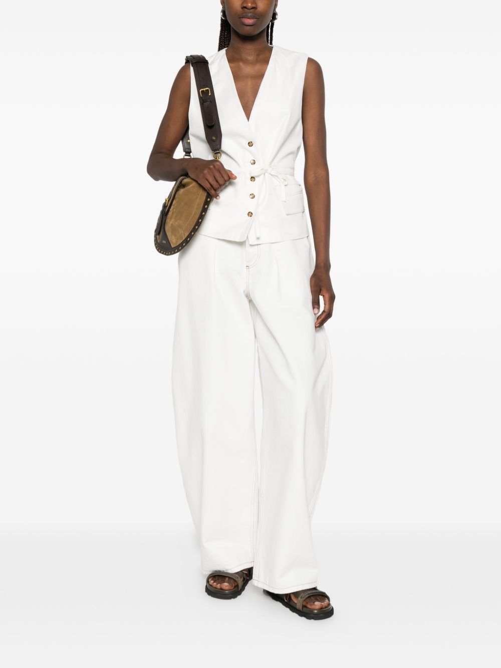 gilet bianco Gilet bianco per donne HERSKIND