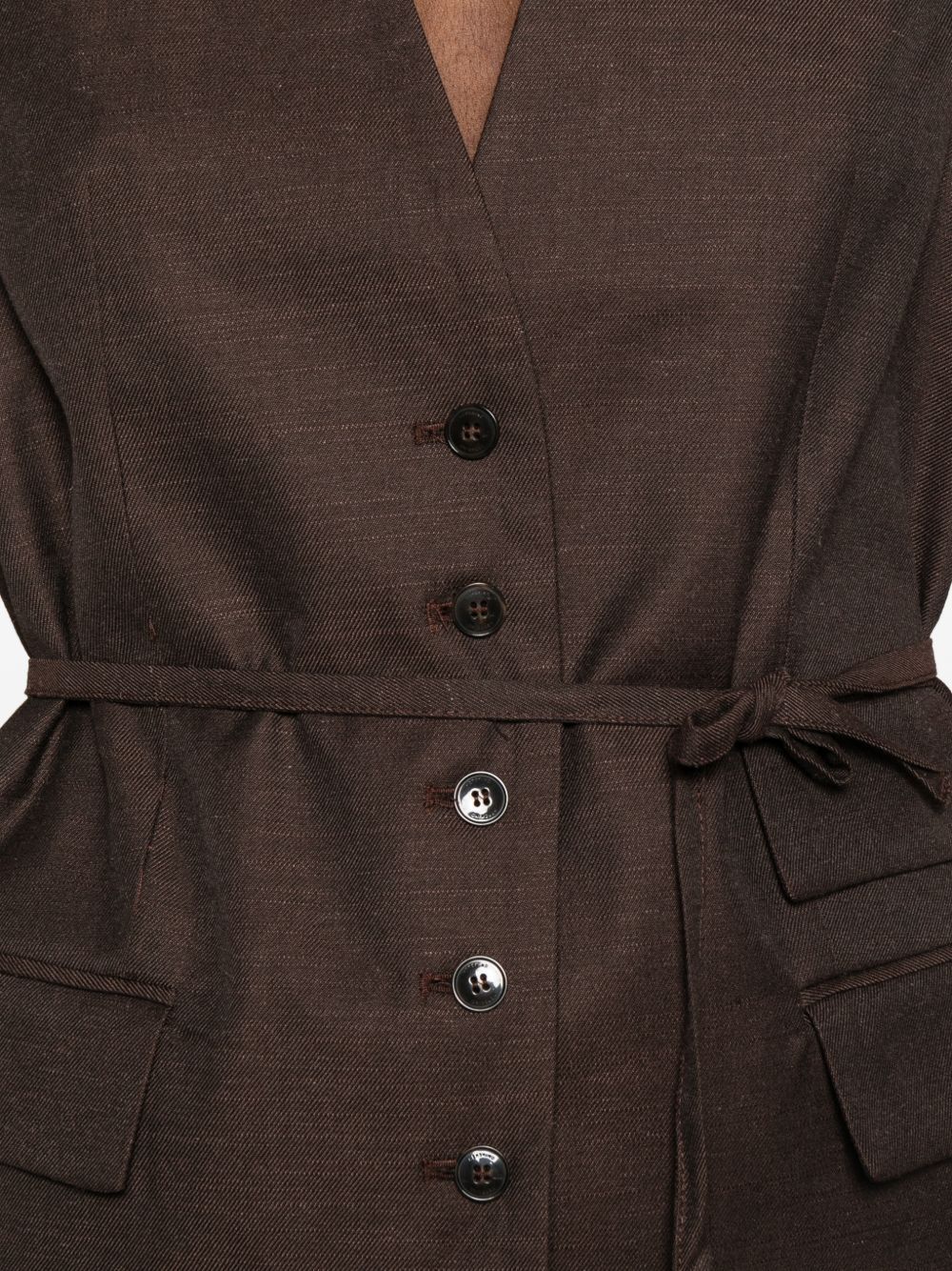 gilet samos marrone gilet donna HERSKIND