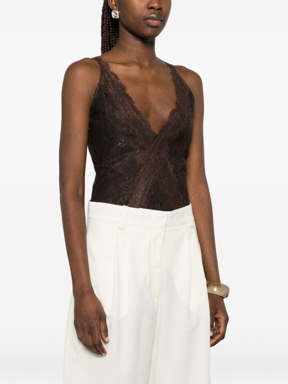 bodystocking brown bodystocking woman HERSKIND