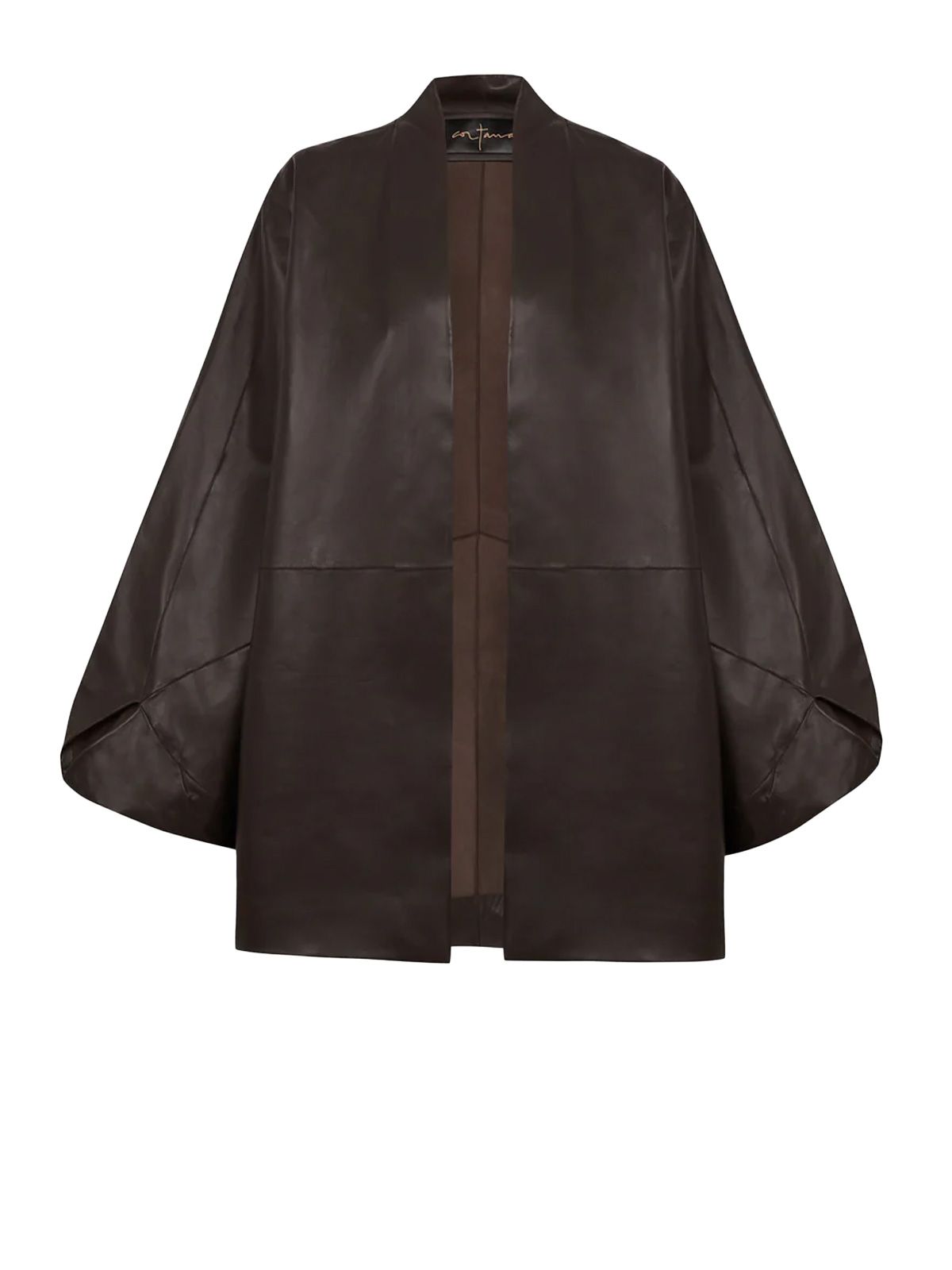 jacket opalo leather brown 