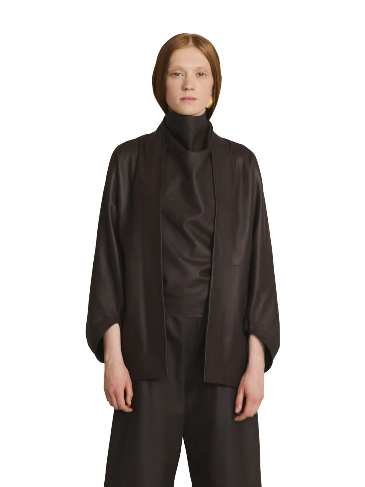 jacket opalo leather brown  CORTANA