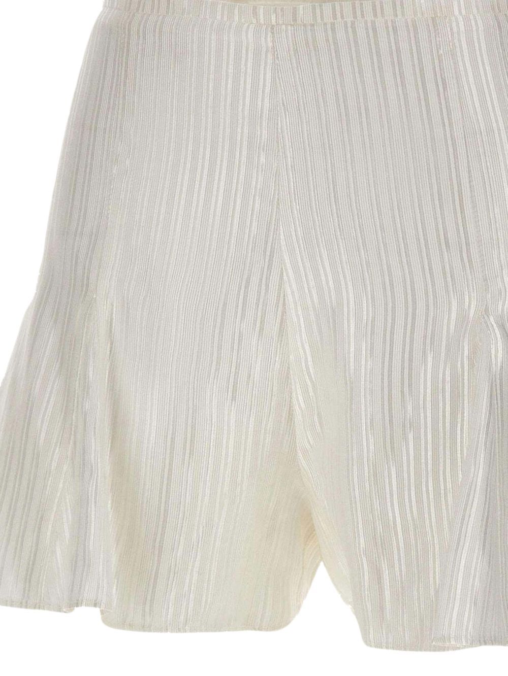 shorts striped flowy white  ROTATE