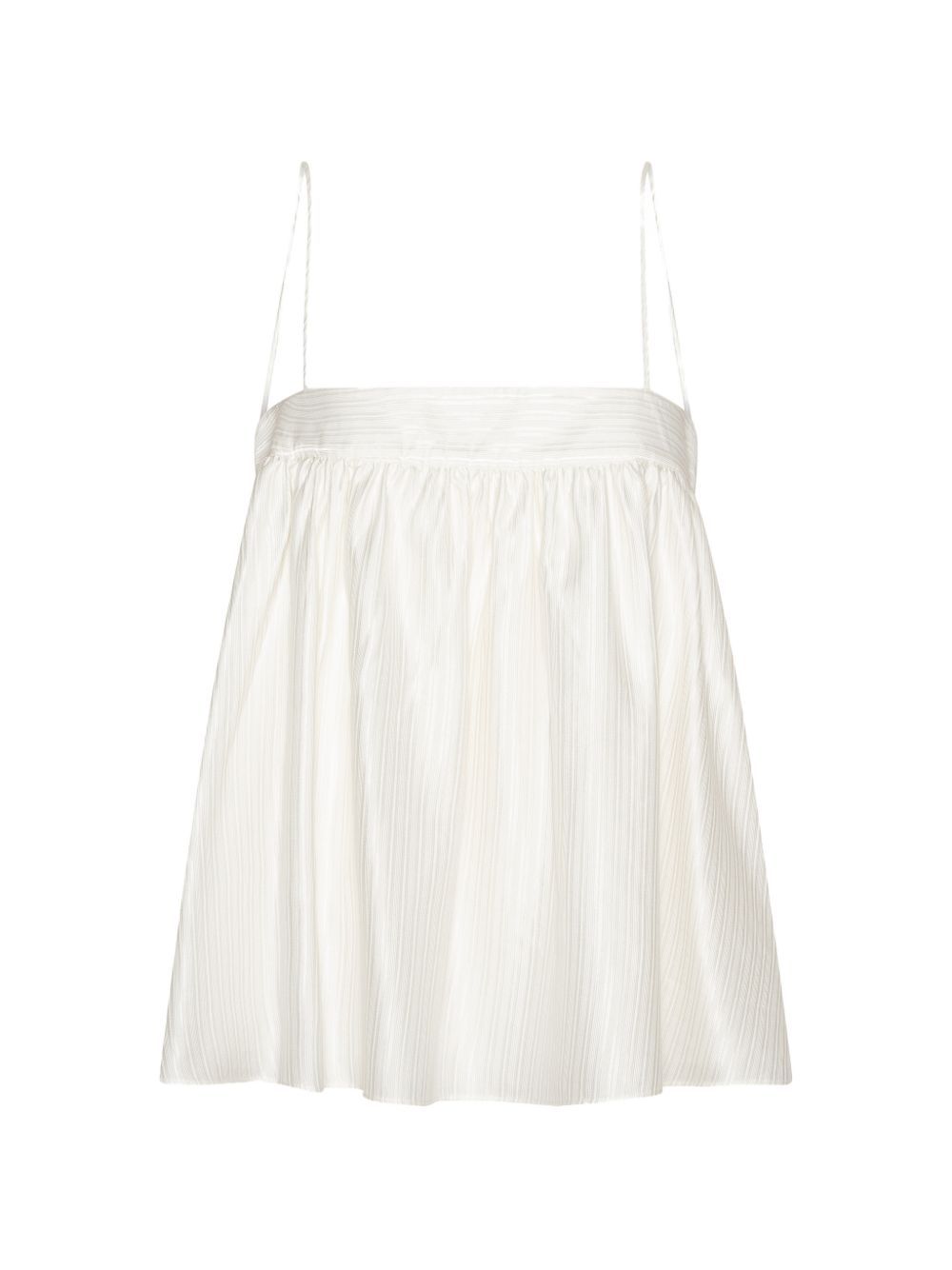 top striped slip bianco