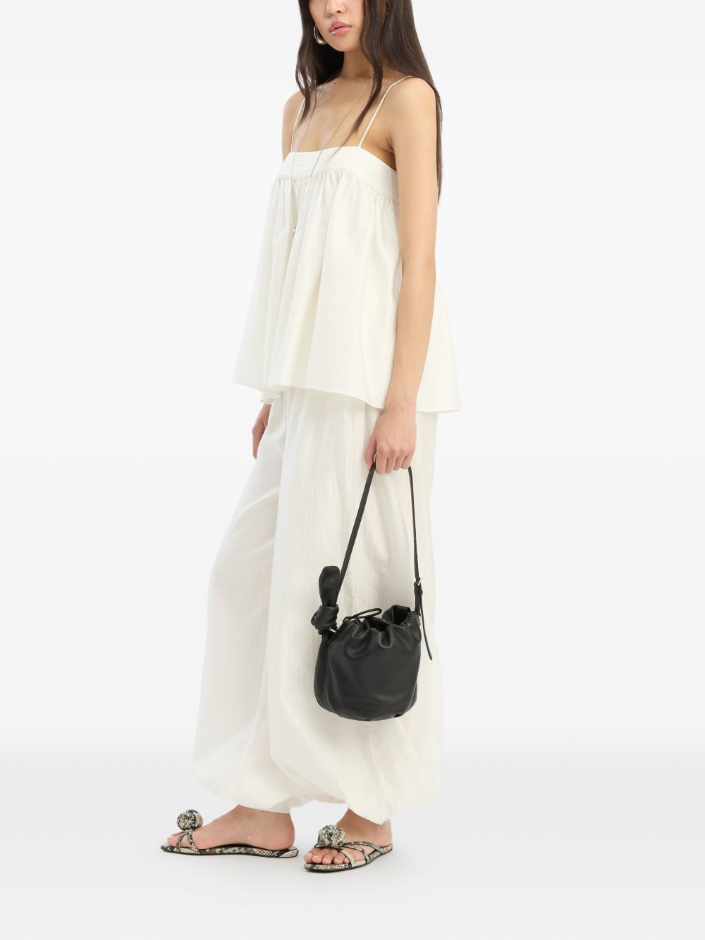 top striped slip bianco ROTATE