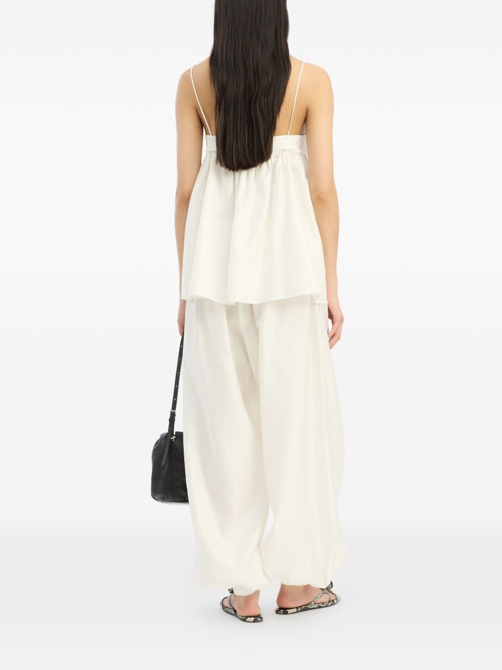 top striped slip bianco ROTATE