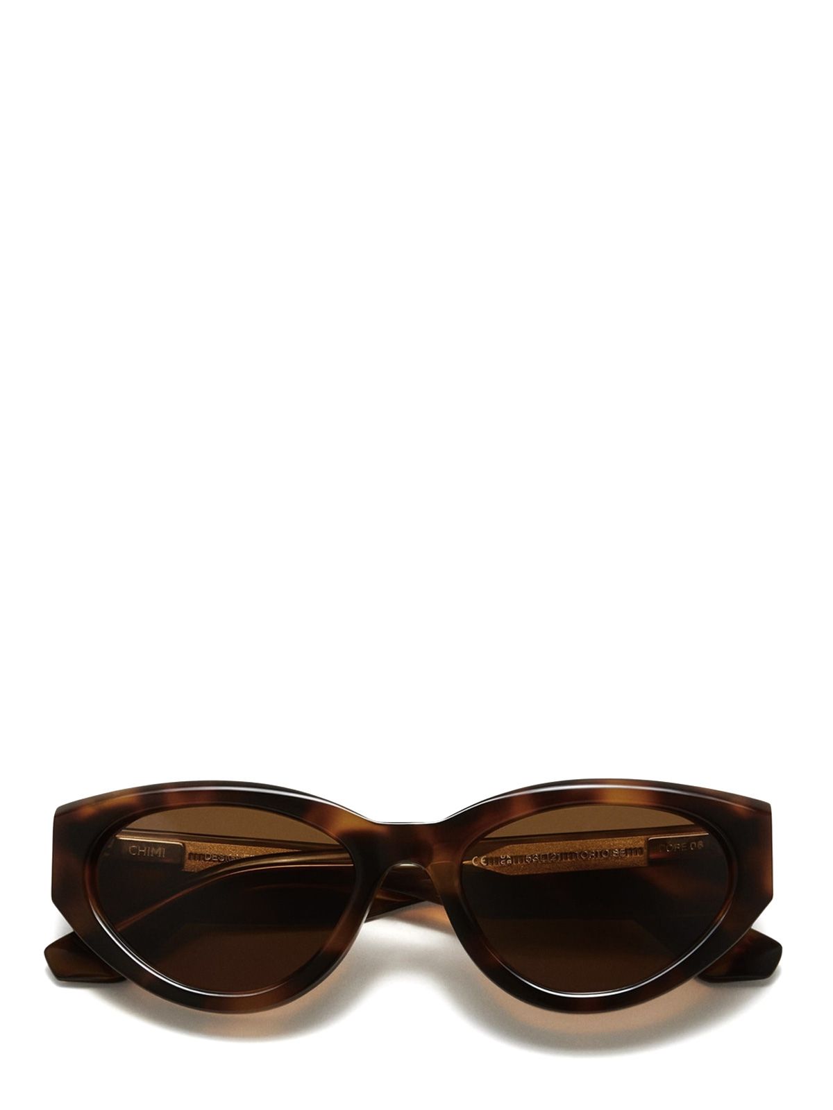 sunglasses cat eye frame brown sunglasses - woman