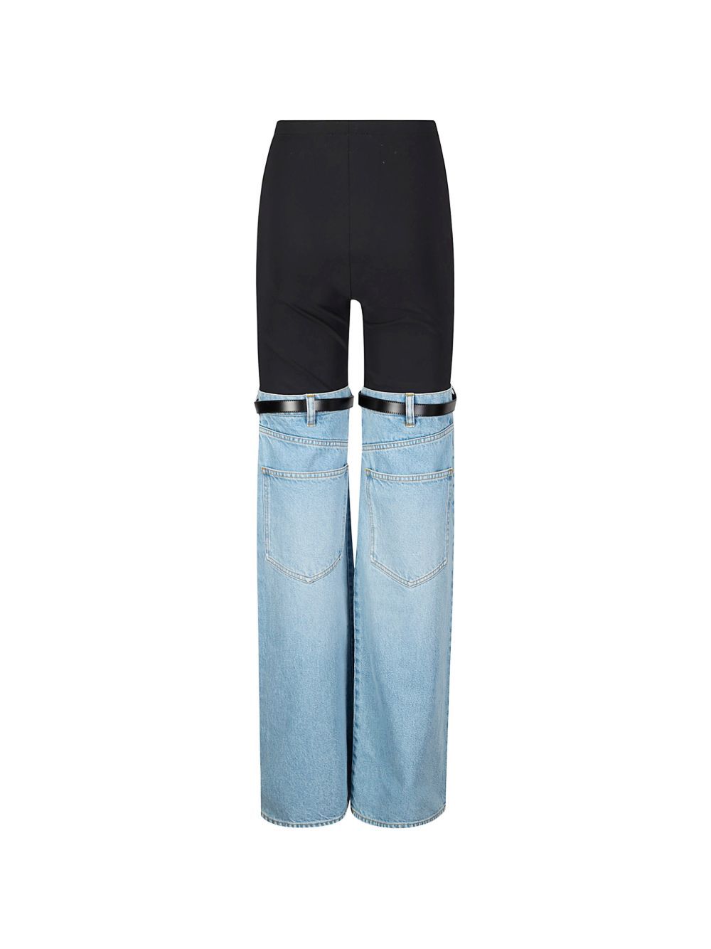 pantaloni hybrid denim nero/blu COPERNI