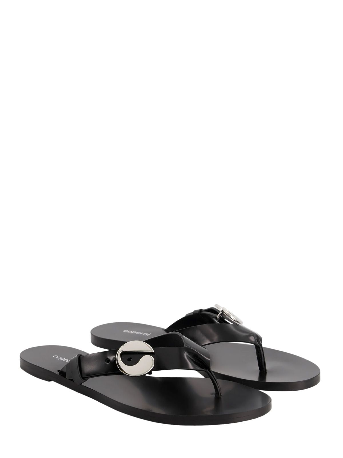 scarpe pantofole logo infradito nero pantofole donna COPERNI