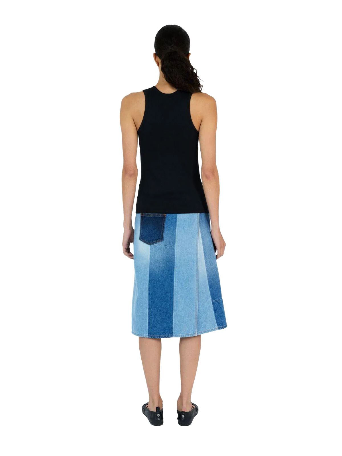 top incrociato nero top donna COPERNI