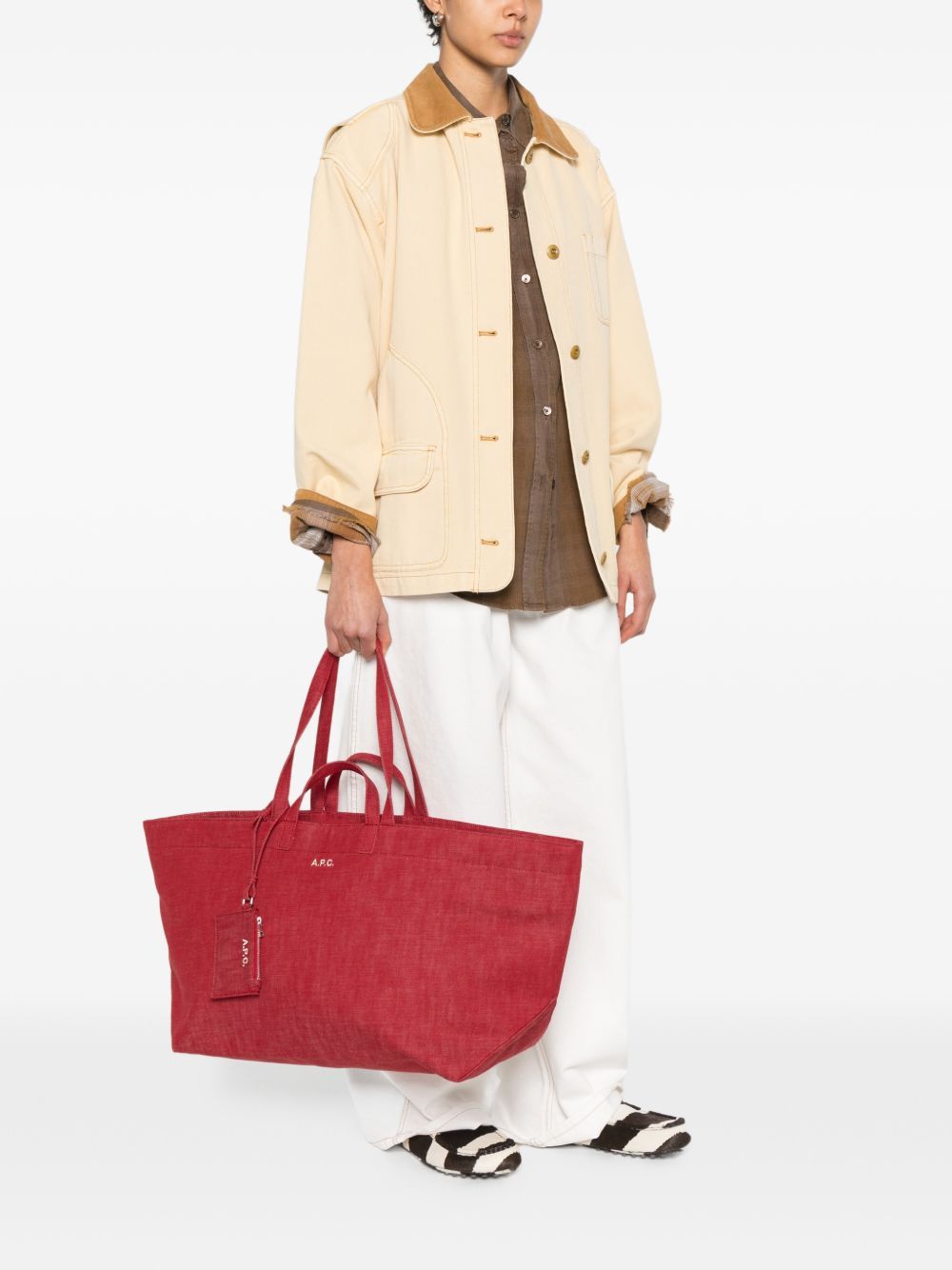 le drummer toile marrone A.P.C.