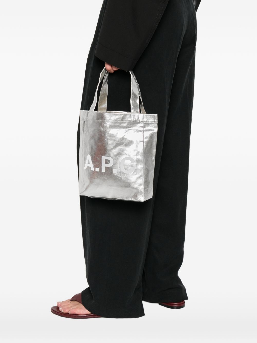 borsa tote lou small grigia  A.P.C.