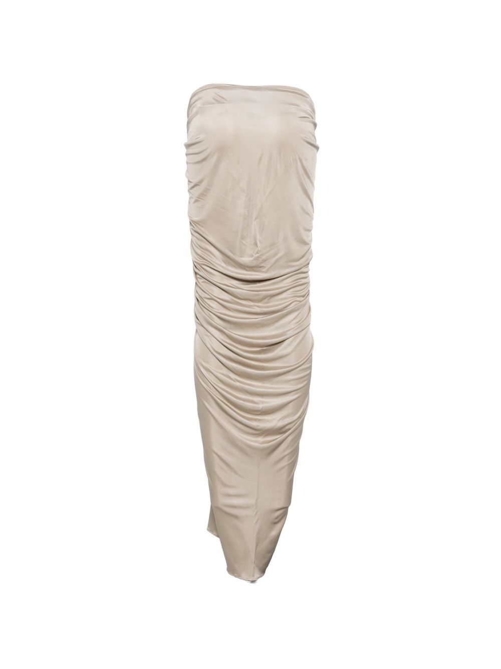 gonna arricciata tasca lunga polvere