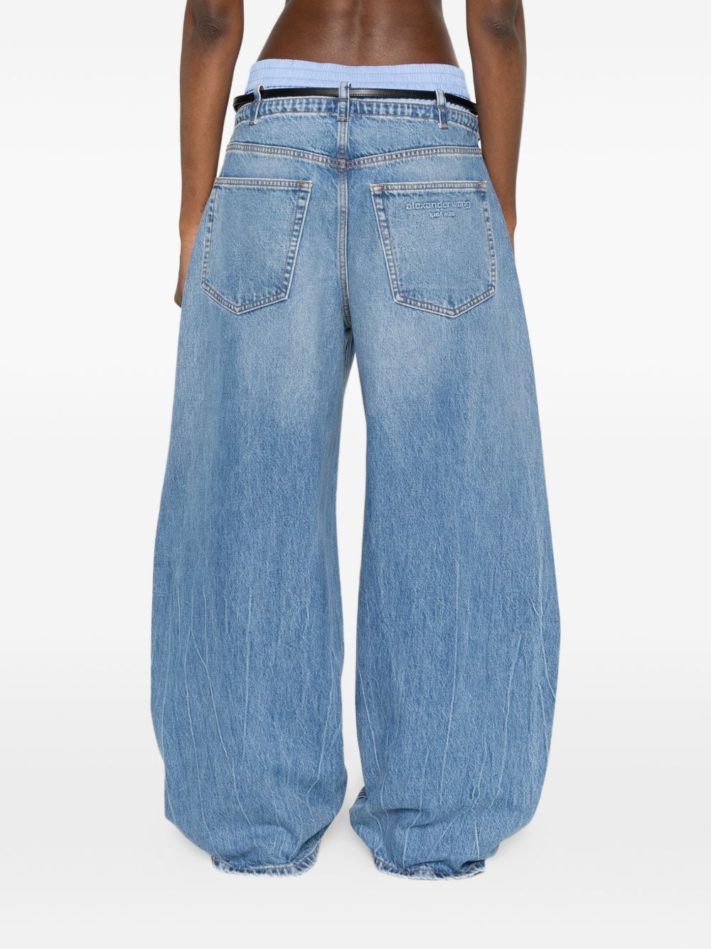 jeans blow up vintage blue jeans woman ALEXANDER WANG