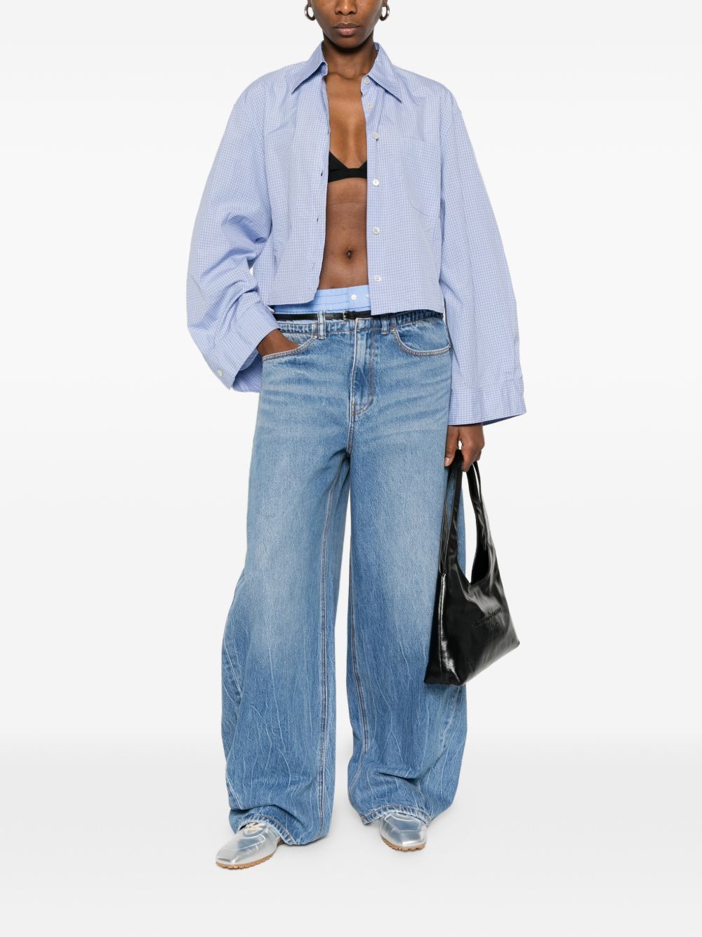 jeans blow up vintage blue jeans woman ALEXANDER WANG