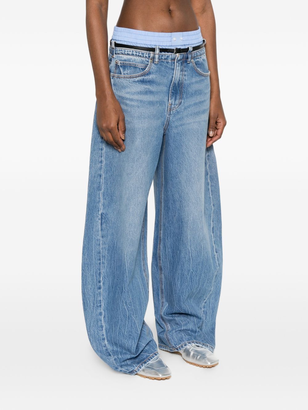 jeans blow up vintage blue jeans woman ALEXANDER WANG