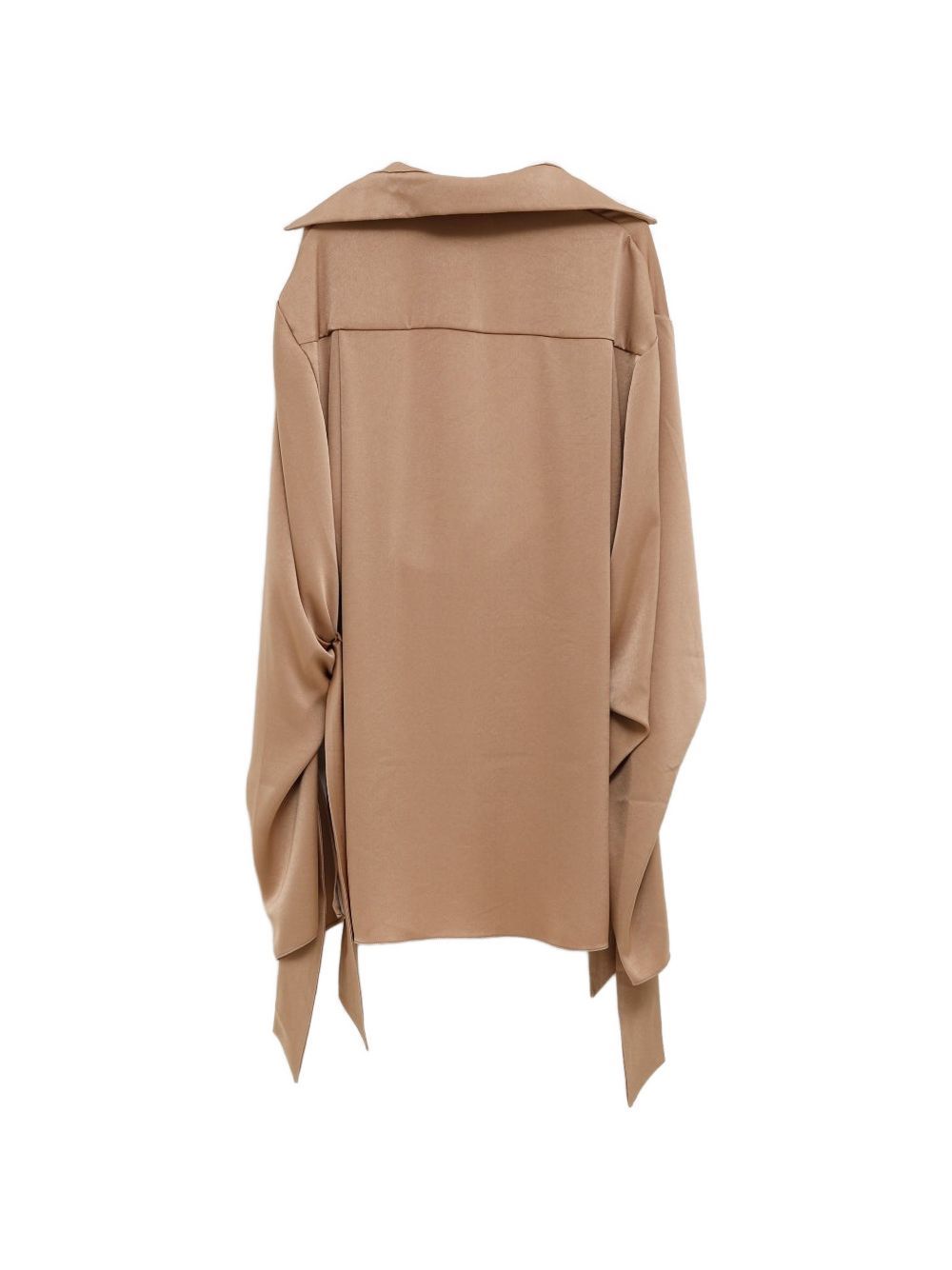 camicia drappeggiata corta argilla  ATLEIN