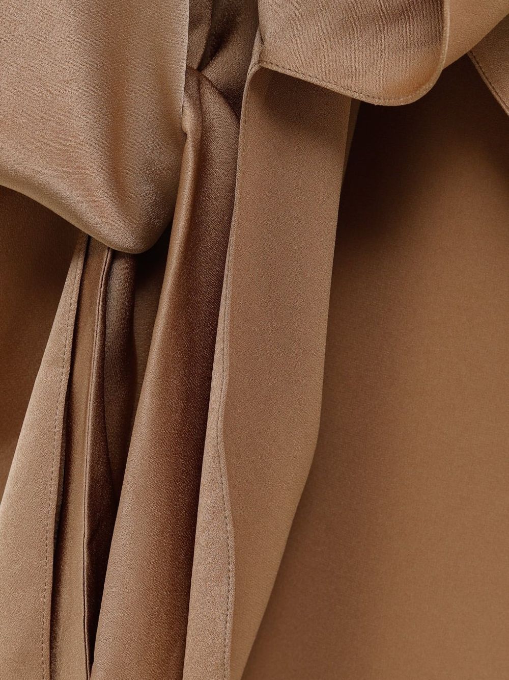 camicia drappeggiata corta argilla  ATLEIN