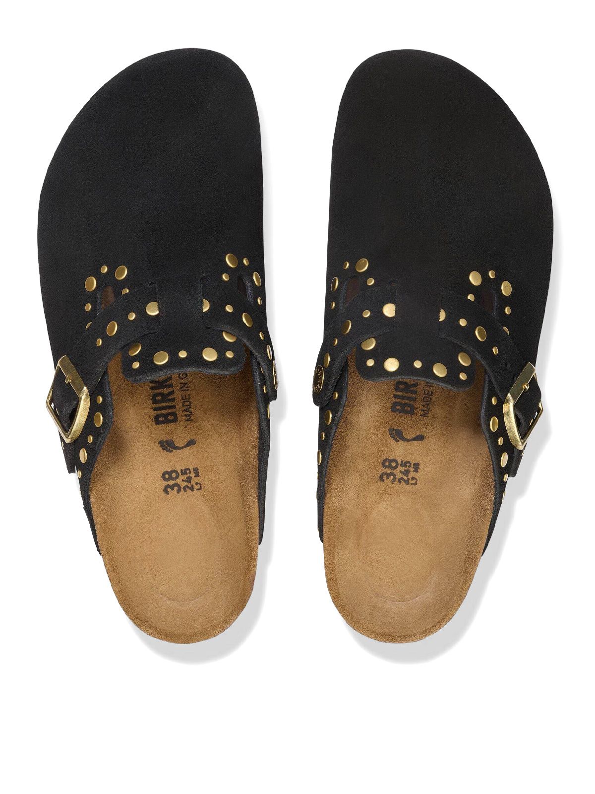 shoes mules boston rivet black mules woman BIRKENSTOCK