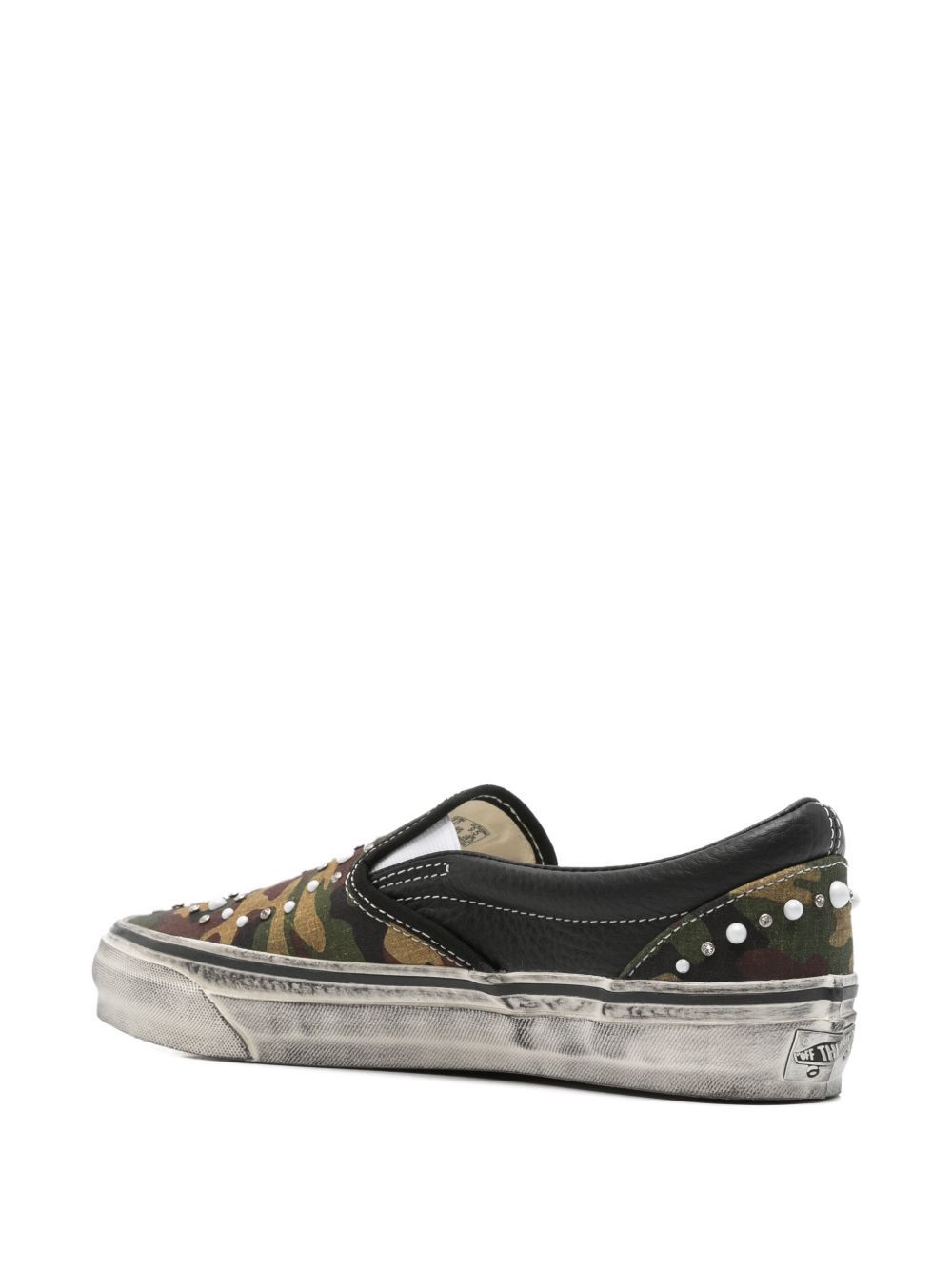loafers classic slip on green loafers woman VANS