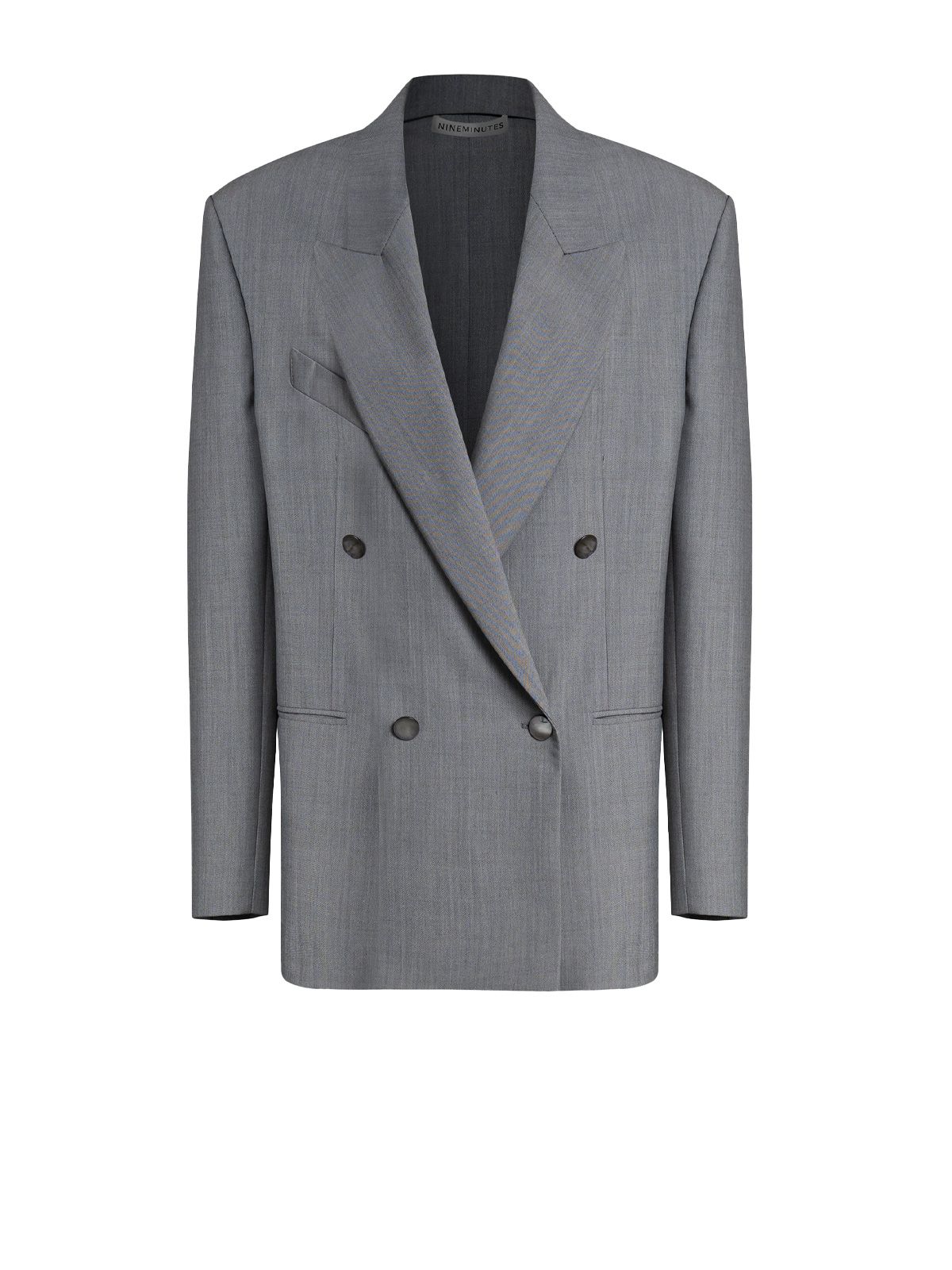 vestiti giacca grigia blazer donna