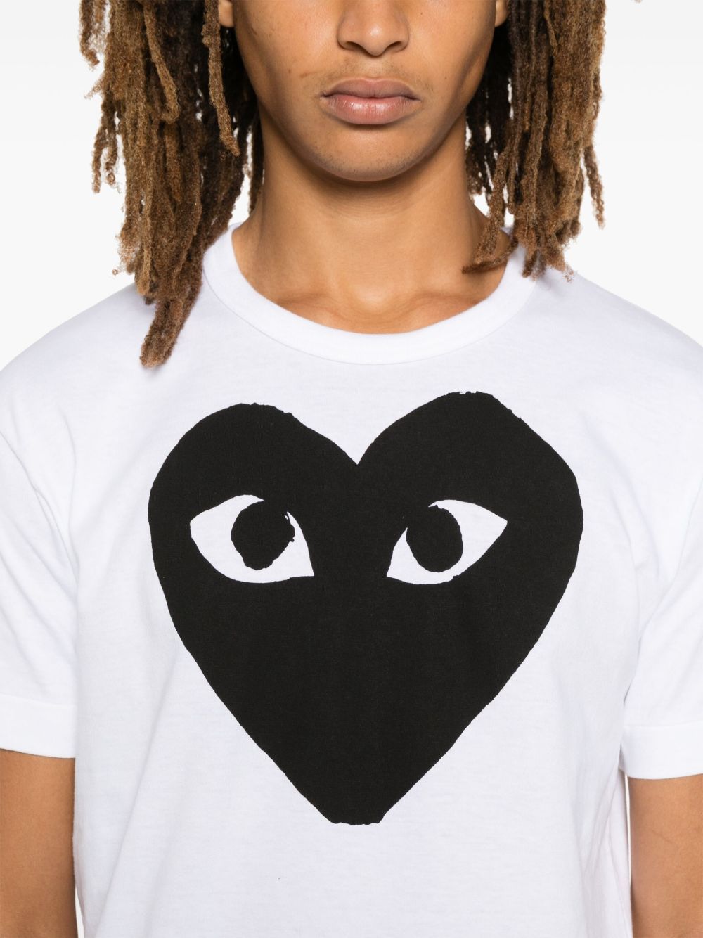 t-shirt white  COMME DES GARCONS PLAY