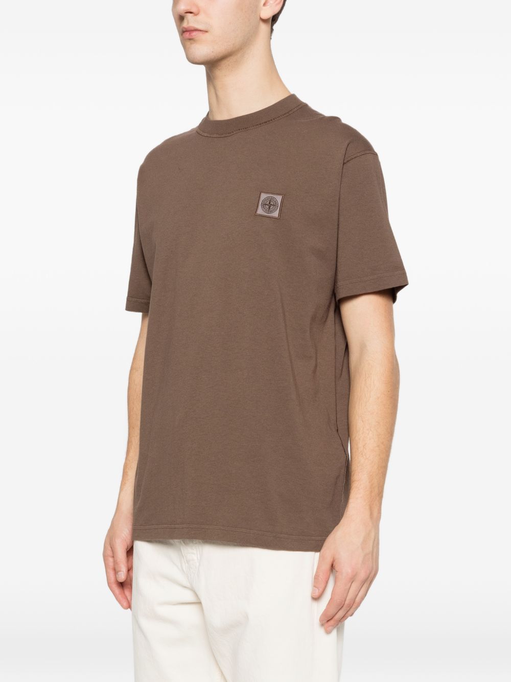 t-shirt marrone  STONE ISLAND