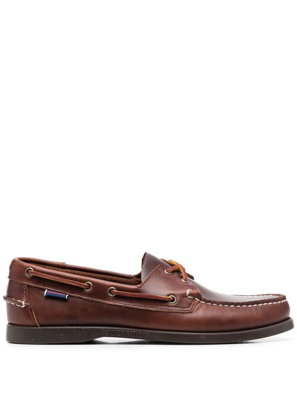 shoes boat docksides portland waxed brown 