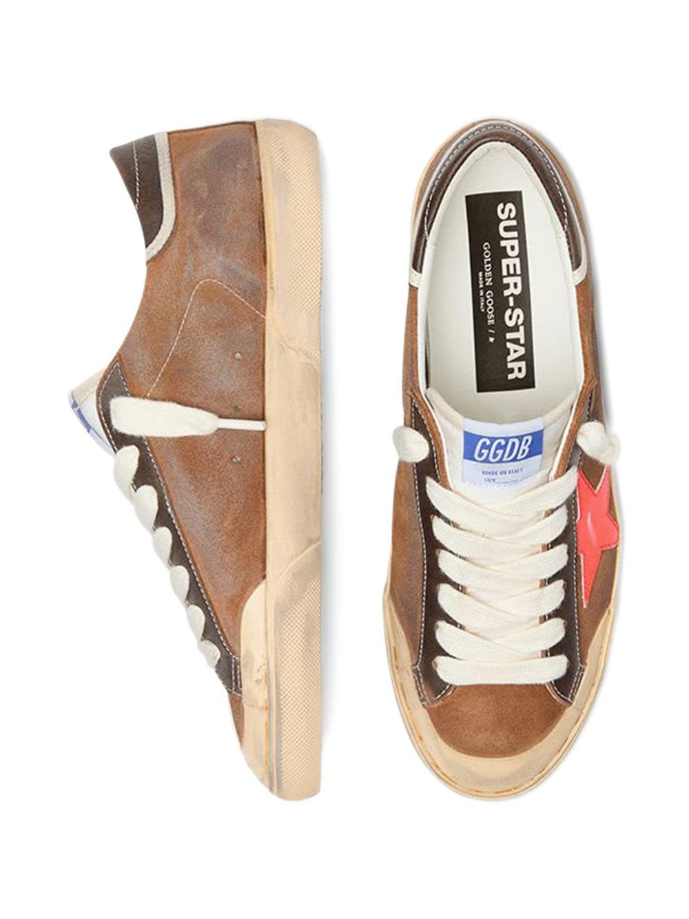 sneakers superstar suede brown  GOLDEN GOOSE